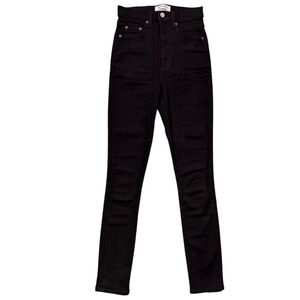 Reformation High Rise Skinny Black Jeans